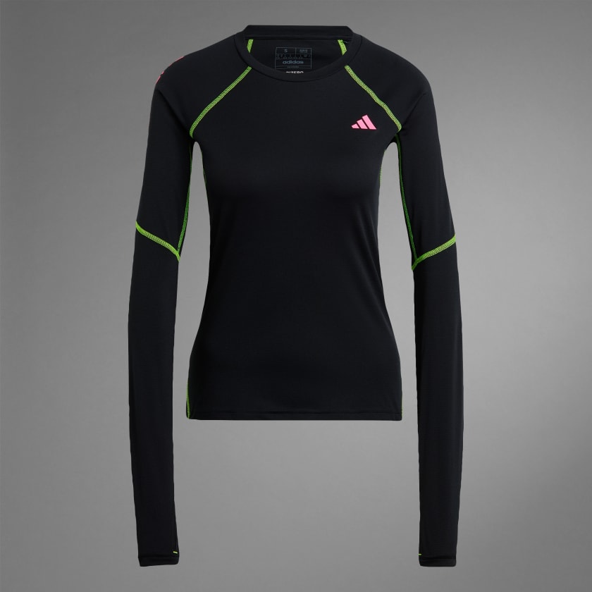 Adidas climacool long sleeve running top best sale