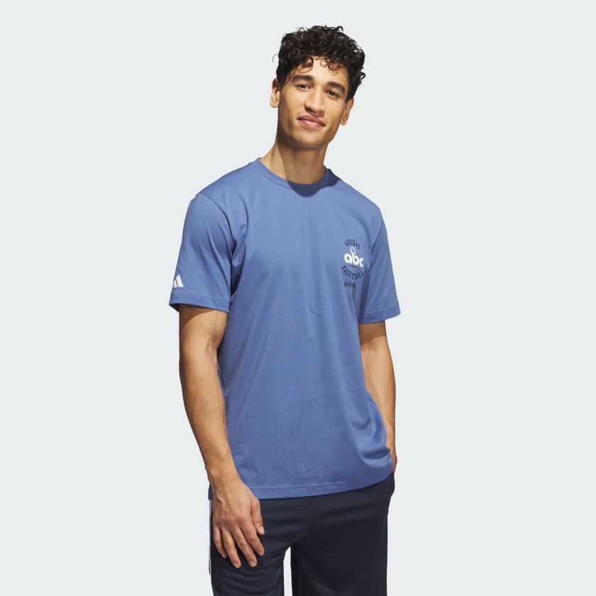 ADIDAS SUMMER CAMP STORY T SHIRT BLUE bCODE Your Online Fashion Retail Store
