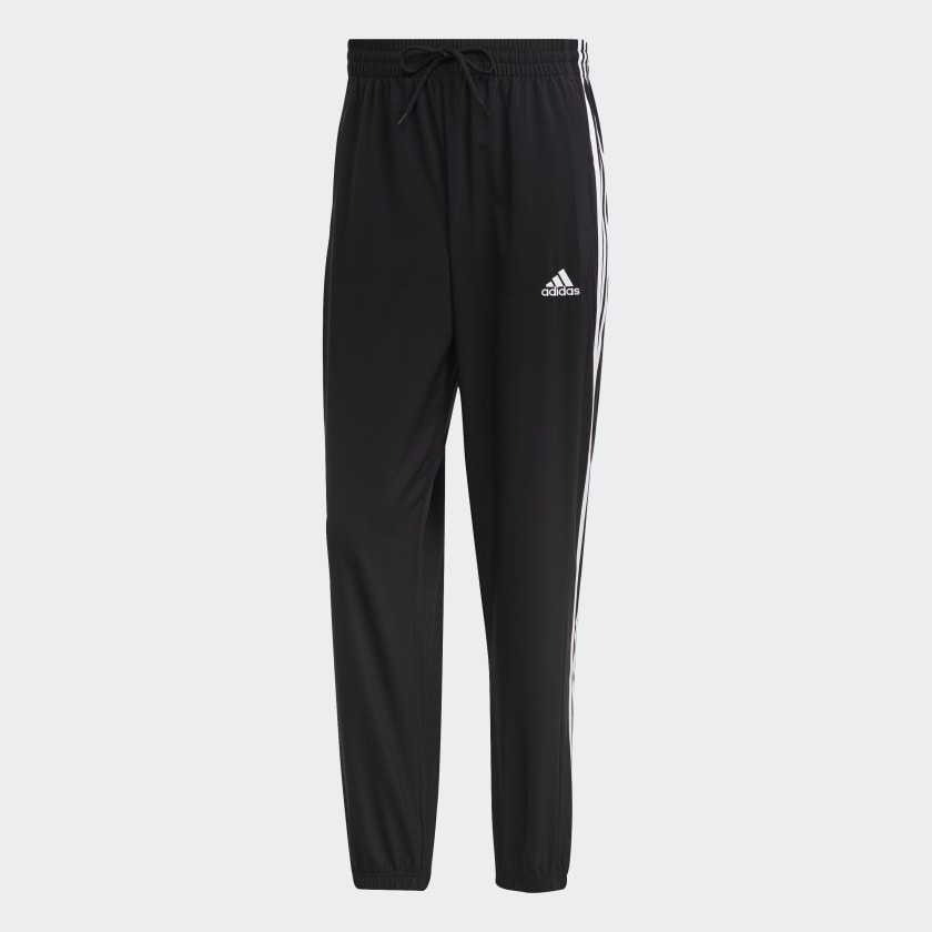 ADIDAS AEROREADY ESSENTIALS ELASTIC CUFF WOVEN 3 STRIPES TRACKSUIT BOT bCODE Your Online Fashion Retail Store