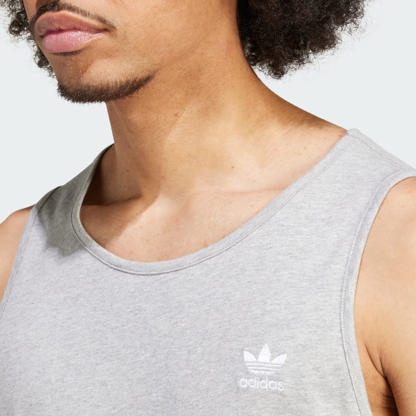 ADIDAS TREFOIL ESSENTIALS TANK TOP GREY bCODE Your Online Fashion Retail Store