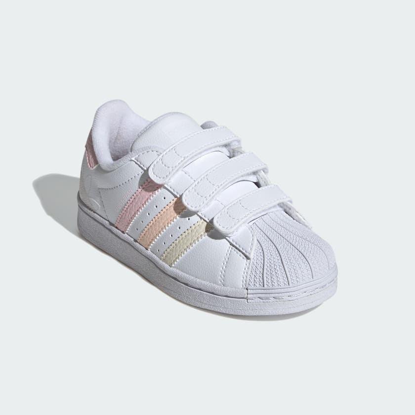 Toddler adidas sale superstar velcro