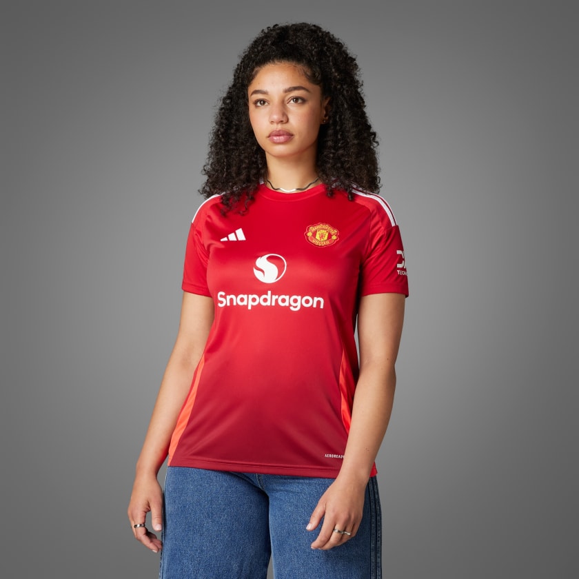 ADIDAS MANCHESTER UNITED 24 25 HOME JERSEY WOMEN RED bCODE Your Online Fashion Retail Store
