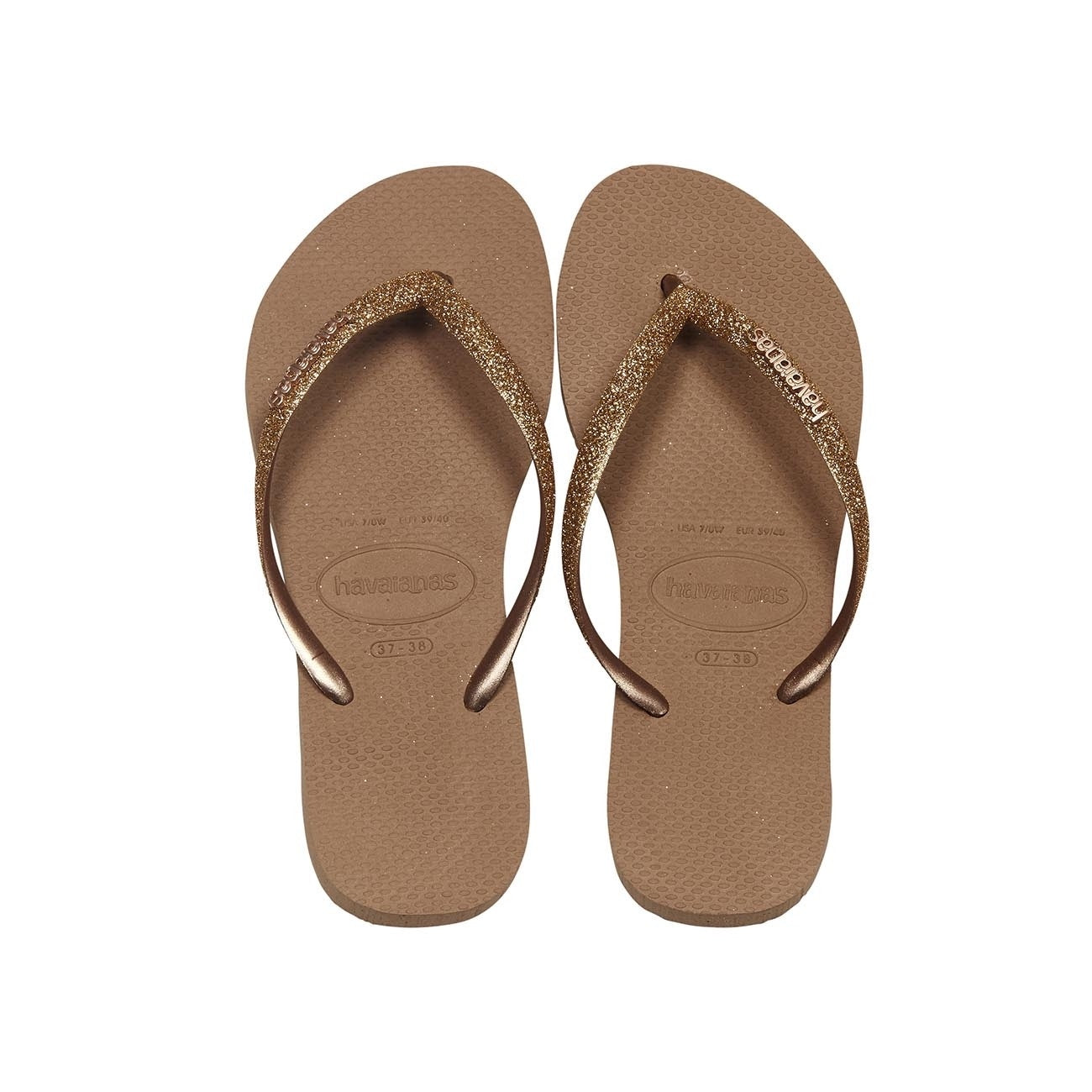 Havaianas hot sale glitter gold