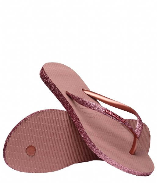 Havaianas deals glitter rose