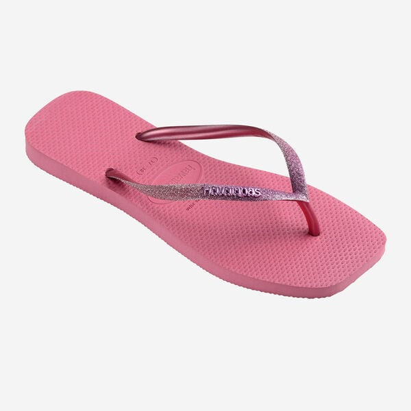 HAVAIANAS SLIM SQUARE GLITTER VELVET ROSE bCODE Your Online