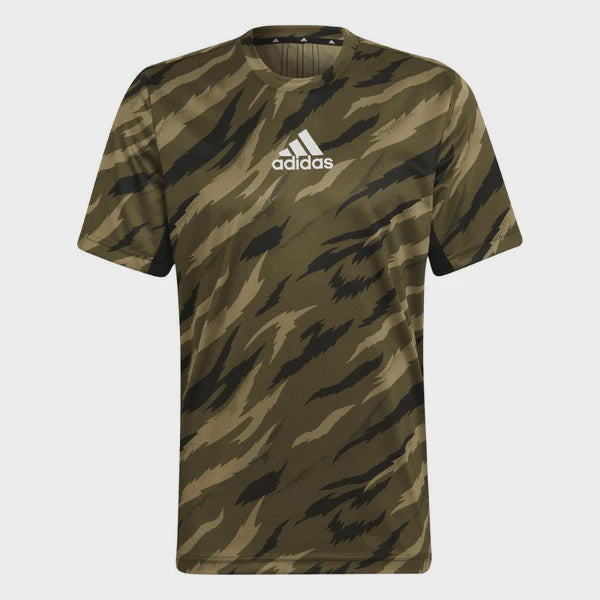 ADIDAS AEROREADY FEELSTRONG CAMO SPORT TEE HD4318 bCODE Your Online Fashion Retail Store